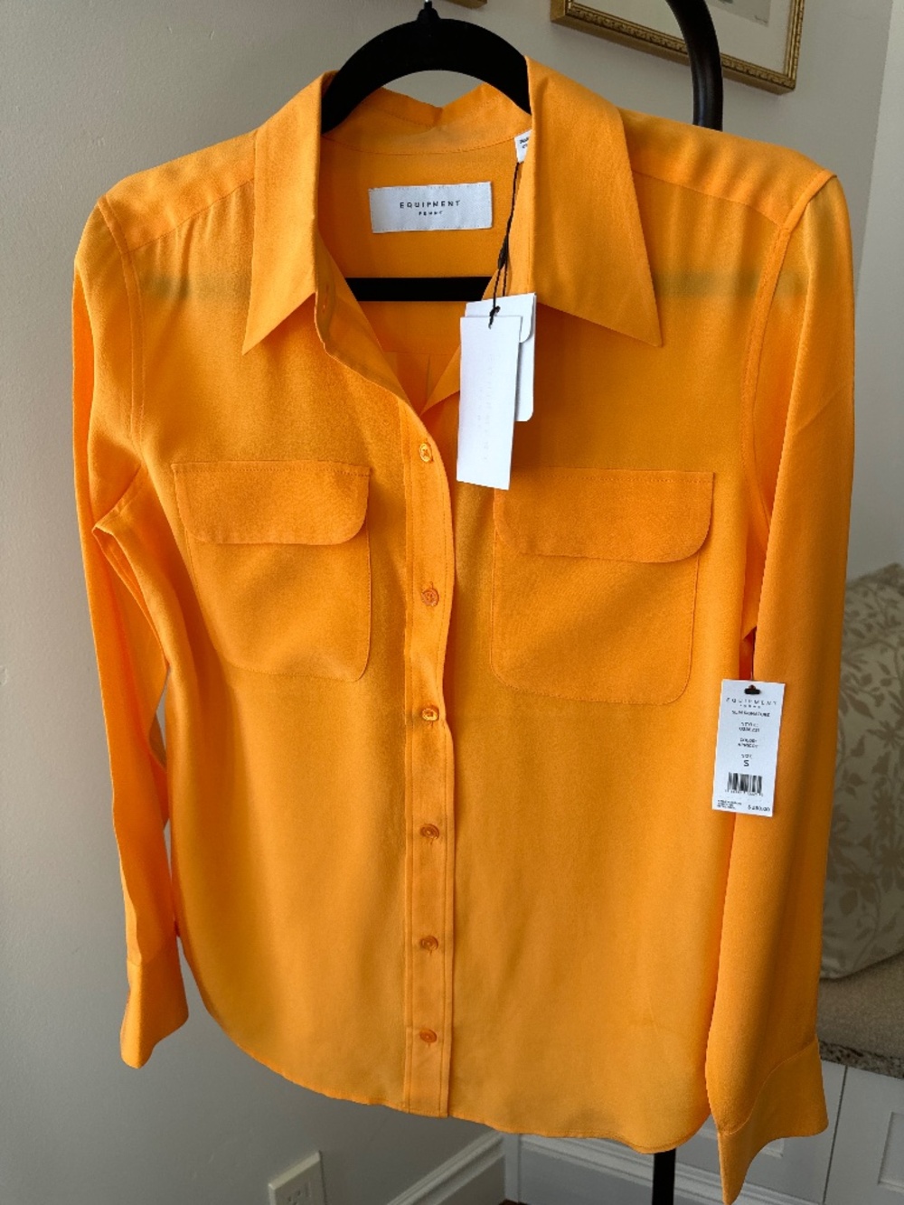 Equipment silk blouse